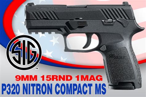 Sig Sauer P320 Nitron Compact Manual Safety Triggers Firearms