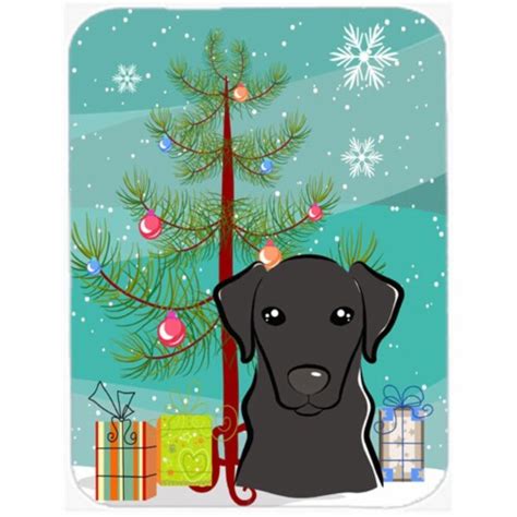 Christmas Tree And Black Labrador Mouse Pad Hot Pad Trivet 1 Kroger