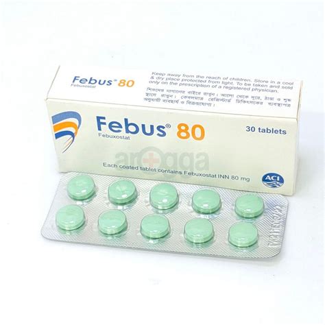 Febus Tablet Mg Medicine Arogga Online Pharmacy Of Bangladesh