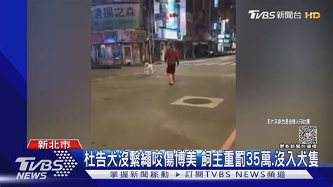 飼主沒幫繫牽繩嘴套 杜告犬突抓狂「咬傷博美」｜tvbs新聞tvbsnews01 Youtube