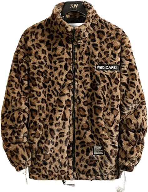 Chaqueta Con Estampado De Leopardo 2020 Para Hombre De Otoño E Invierno