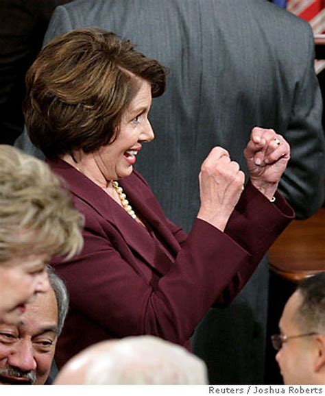 Madam Speaker Pelosi Picks Up Gavel She Becomes The Most Powerful