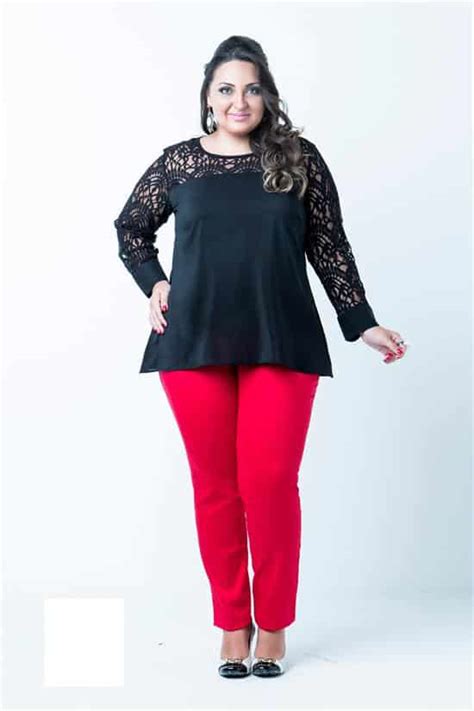 Modelos De Blusas Plus Size Com Renda