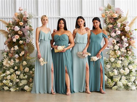 Teal And Black Bridesmaid Dresses