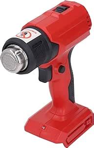 Cordless Heat Gun Gear Temperature Adjustbale Soldering Hot Air Gun V Lithium Ion Battery