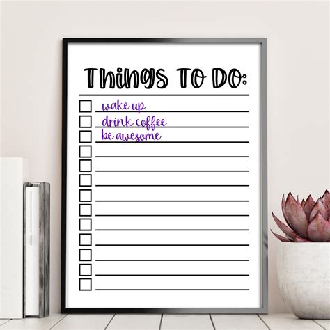 To Do List Svg 12 Organization Cut Files Cutting Machine Crafts