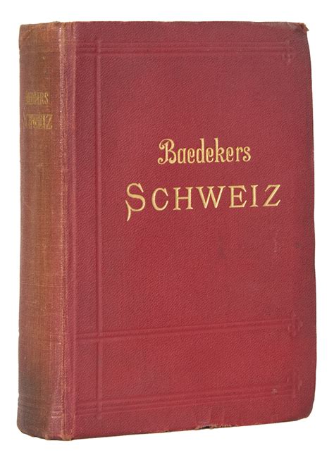 Schweiz Chamonix Luganer Langen Und Comer See Baedeker Karl Barnebys