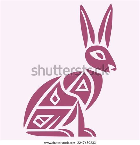 2023 Year Rabbit Easter Bunny Vector Stock Vector (Royalty Free) 2247680233 | Shutterstock