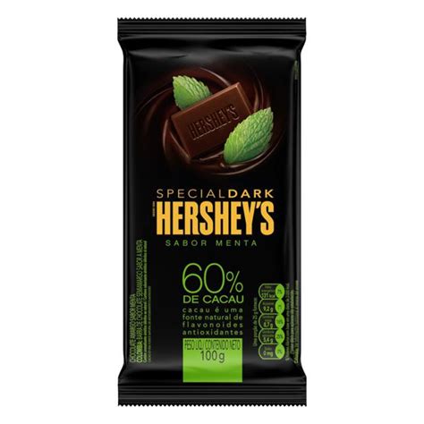 Chocolate Amargo Cacau Menta Hershey S Special Dark Pacote G