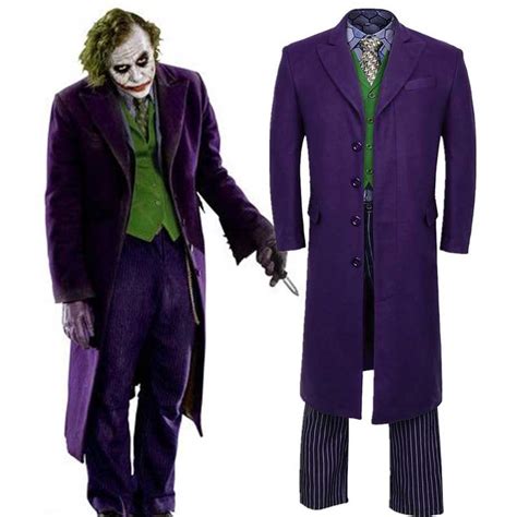 Takerlama Heath Ledger Batman Dark Knight Joker Costume Costume Arthur