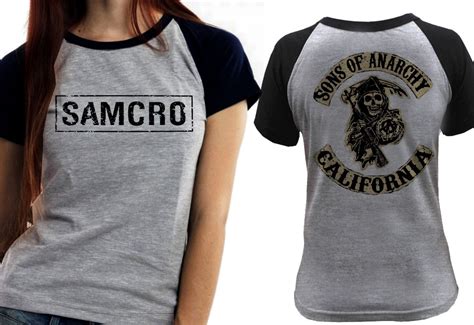 Emp Rio Dutra Blusa Feminina Samcro Sons Of Anarchy