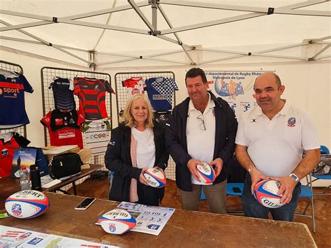 Lyon L Aura Rugby Tour 2023 promeut et fête le rugby