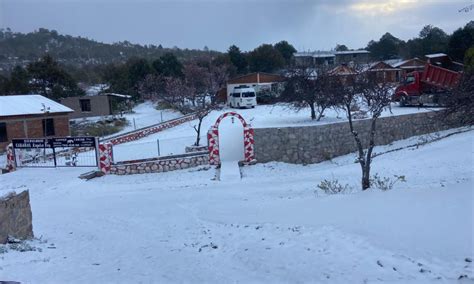 Cae Nieve En Municipios Por Paso De La Octava Tormenta Invernal