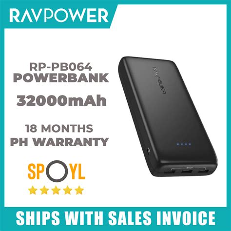 Ravpower Powerbank Mah Ace Series Portable Charger Usb Port