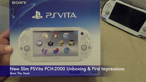 New Slim Psvita Pch Unboxing First Impressions Youtube