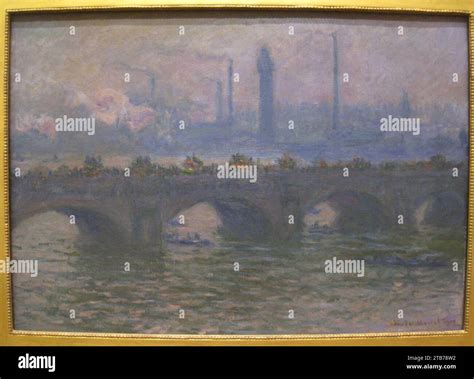 Waterloo Bridge, 1903, by Claude Monet (1840-1926 Stock Photo - Alamy