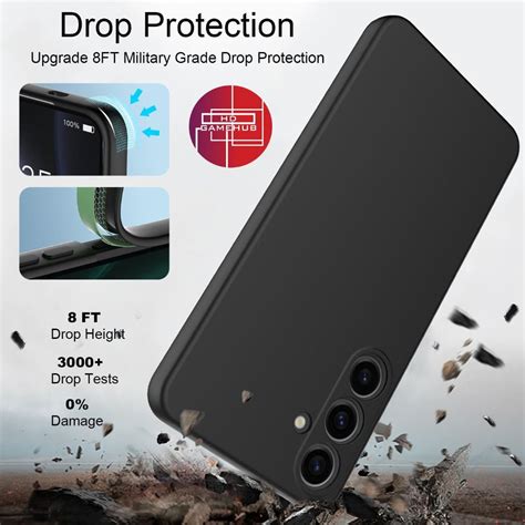 Samsung A35 A55 Premium Liquid Silicone Full Body Case Black Nude Mobile Phones Gadgets