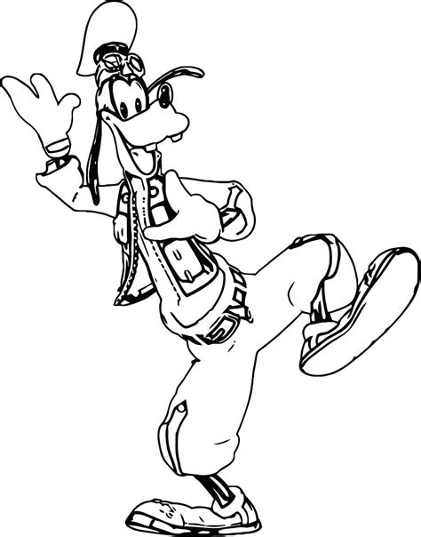 goofy coloring pages 3