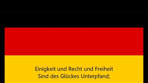 National Anthem Of Germany Himno Nacional De Alemania Youtube