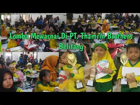 Lomba Mewarnai Di Dealer Yamaha Pt Thamrin Brothers Belitang Youtube