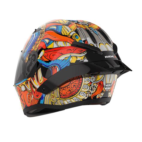 Ridex titanium diabo glossy helmet – LRL Motors