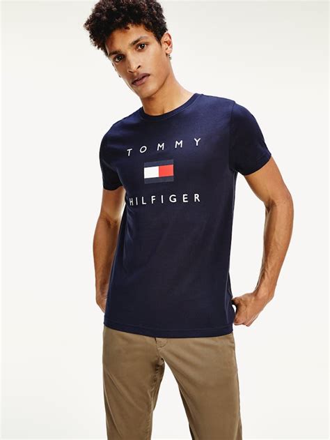 Organic Cotton Flag T Shirt T Shirts Tommy Hilfiger