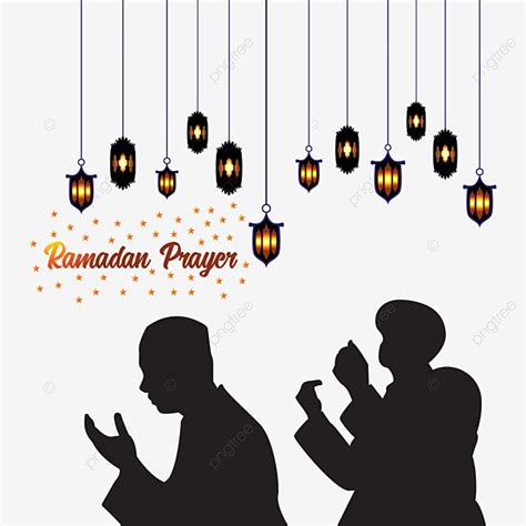 Ramadan Prayer Vector Hd PNG Images Ramadan Prayers Design Ramadan