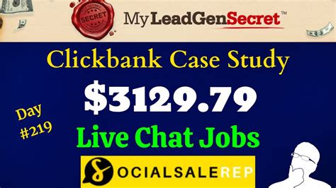 My Lead Gen Secret Clickbank Case Study Day Youtube