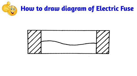 How To Draw Electric Fuse How To Draw Electric Fuse Diagram In 2 Minutes Youtube