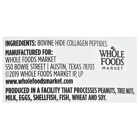 365 Whole Foods Market Collagen Peptides Powder, Unflavored, 12 Oz