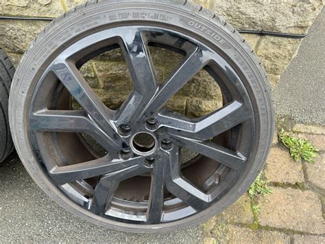 Genuine Volkswagen Golf Gti Gtd Brescia Mk7 19 Gloss Black Alloy