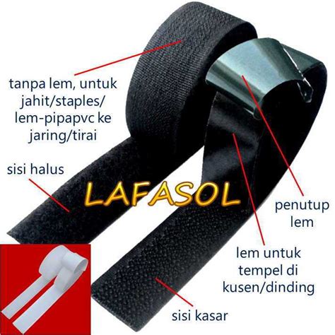 Jual Velkro Tempel Untuk Tirai Pintu Magnet Anti Nyamuk Gorden Blackout