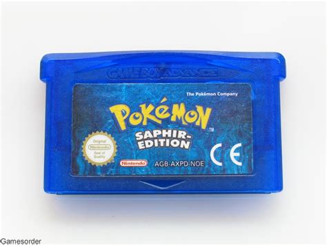 Pokemon Saphir Edition Gameboy Advance Ds I Ebay