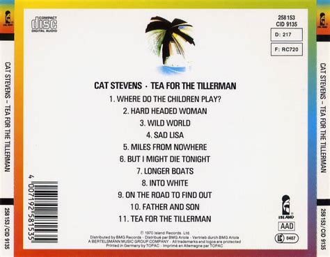 Swingville: Cat Stevens - Tea for the Tillerman (1970)