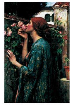 John William Waterhouse The Soul of the Rose Notecard Джон уильям