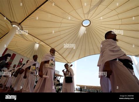 Pilgrims Walk At The Hajj Terminal Of King Abdulaziz International