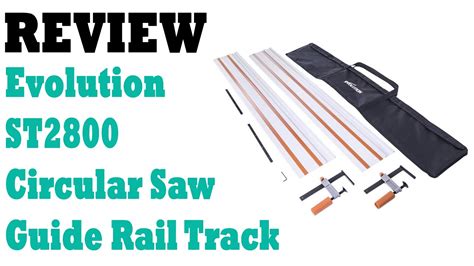 Review Evolution St2800 1400mm Circular Saw Guide Rail Track 2 Pack