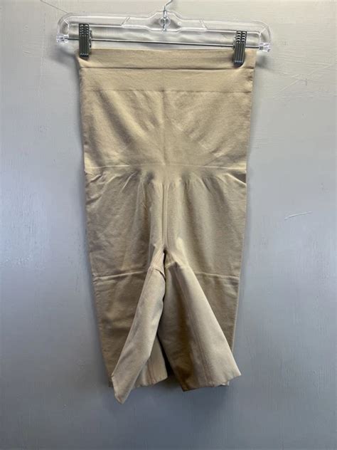SPANX WOMEN S ONCORE High Waist Mid Thigh Short Soft Nude Size XL NWOT PicClick UK