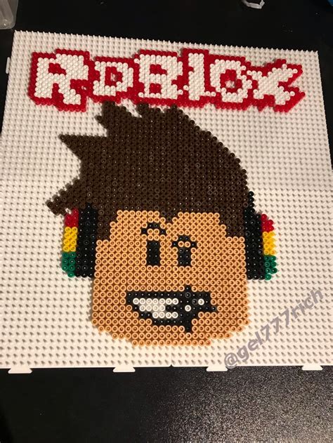 Roblox Hamabeads Easy Perler Bead Patterns Diy Perler Bead Crafts Pearler Bead Patterns Diy