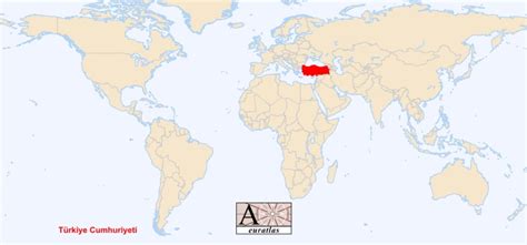 Location Of Turkey On World Map Map