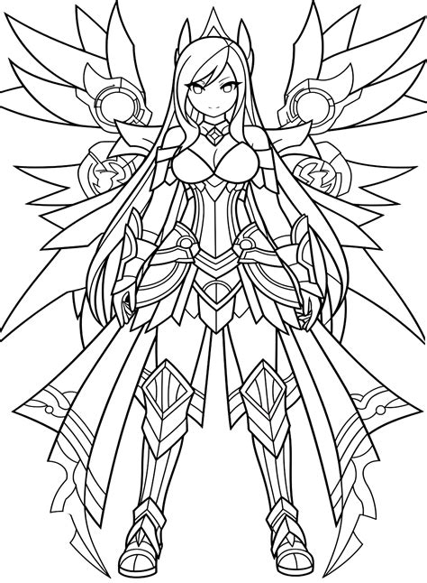 Fairy Tail Coloring Pages Erza