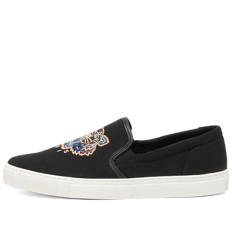 Kenzo K Skate Tiger Slip On Black End Us