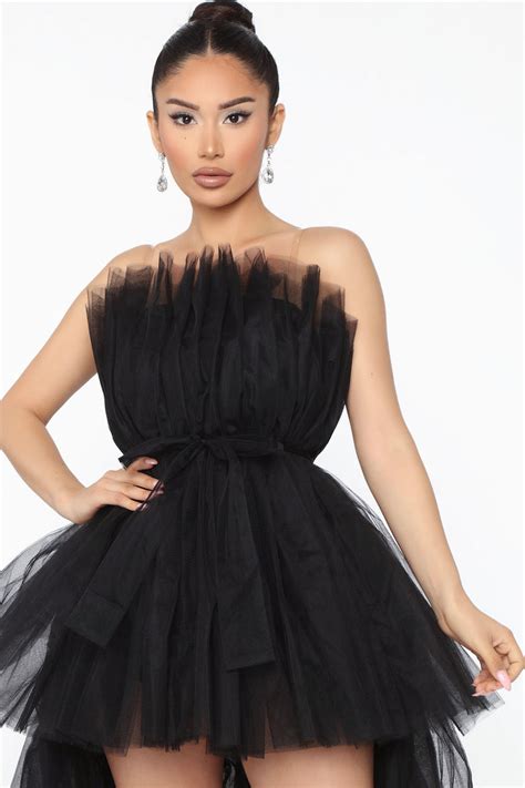 Exclusive After Party Tulle Maxi Dress - Black | Fashion Nova, Dresses ...