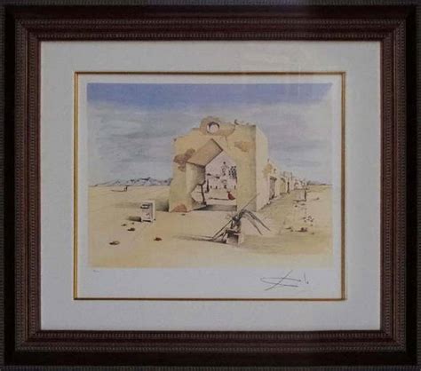 Salvador Dali Paranoid Village Limited Edition Lithograph After Dali Luxury