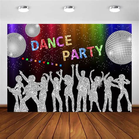 Disco Dance Party Backdrop Disco Themed Birthday Party Decorations