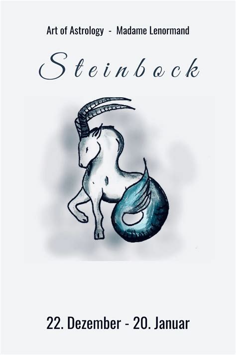 Pin Auf Sternzeichen Steinbock