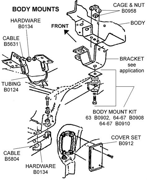 C3 Corvette Body Mount Installation