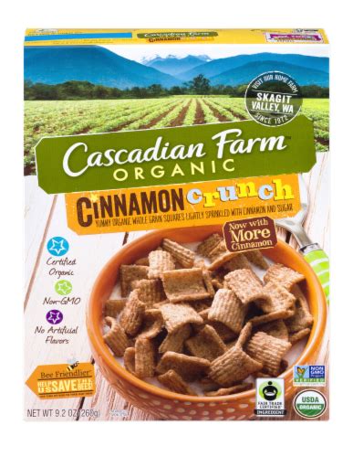 Cascadian Farm Organic Cinnamon Crunch Cereal Oz Fred Meyer