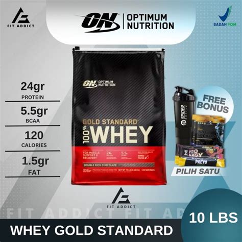 On Wgs Whey Gold Standard 10 Lbs Lb 10lbs 10lb Whey Protein Isolate Lazada Indonesia