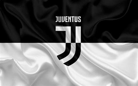 Bandera Juventus F C Garrote F Tbol Logotipo Juventus F C Fondo